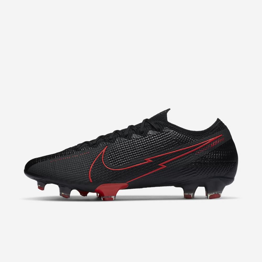 Crampon De Foot Nike Mercurial Vapor 13 Elite FG Noir 1298-563 Black/Dark Smoke Grey/Black Femme | LEE-96948047